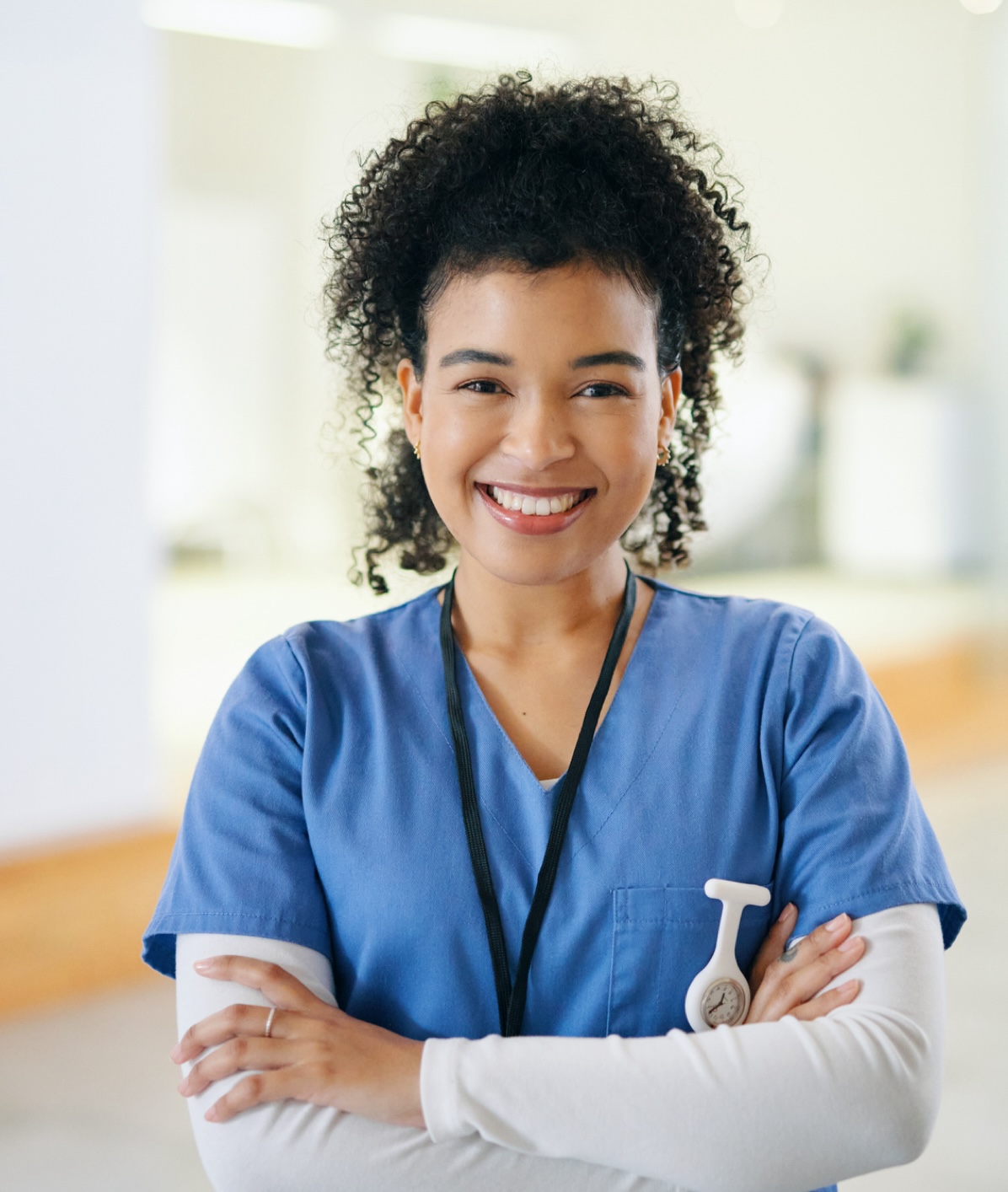 Physical therapist working at a rehabilitation center